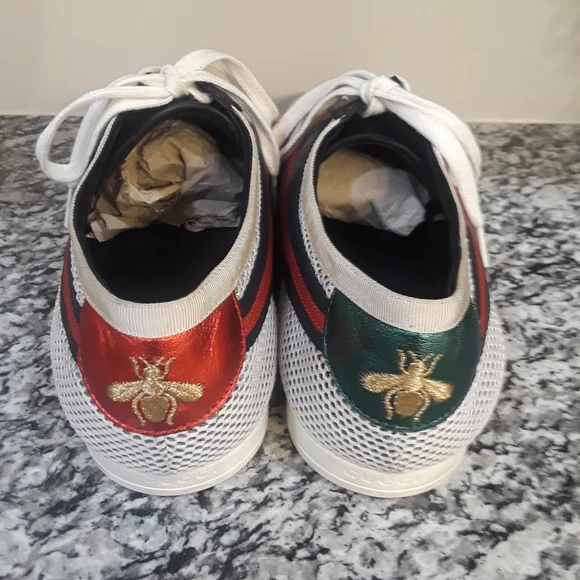 ππSOLDππGucci Rete Atlantide White Blue Red Black Men's Sneakers - Picture 5 of 16
